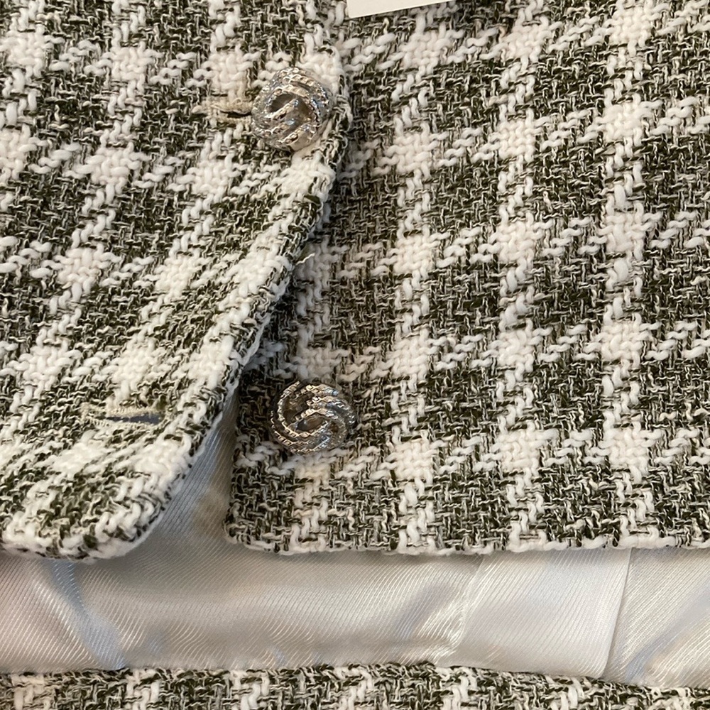 Zara Tweed Cut-Out Belted Mini Dress 1 piece - Picture 5 of 16